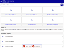 Tablet Screenshot of globalinstru.com
